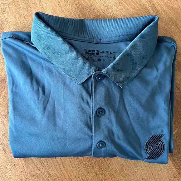 Nike Golf Long Sleeve Portland Trailblazers Shirt - Picture 1 of 5